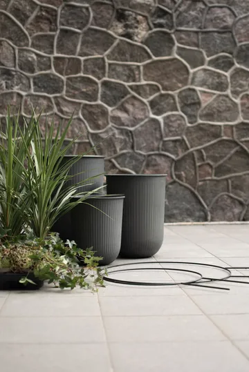 Out stripe bloempot 3-pack - Black - DBKD