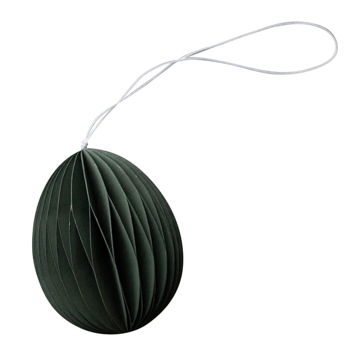 Ovoid paashanger papier 7 cm - Moss - DBKD