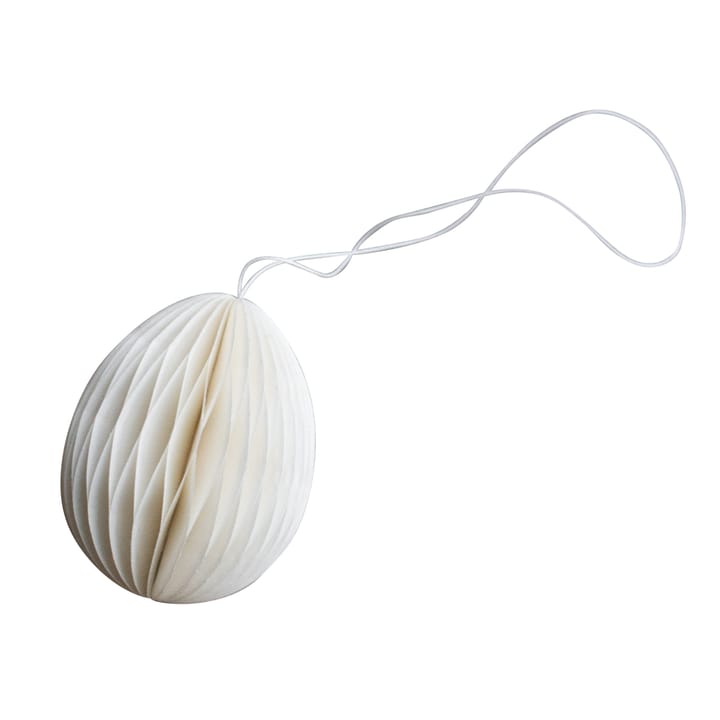 Ovoid paashanger papier 7 cm - White - DBKD