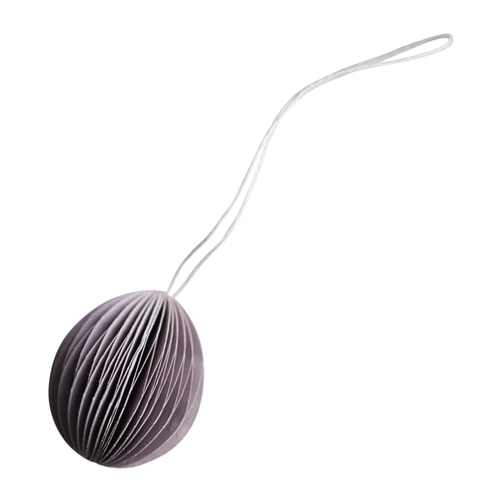 Ovoid paashanger papier small 4 cm - Purple - DBKD