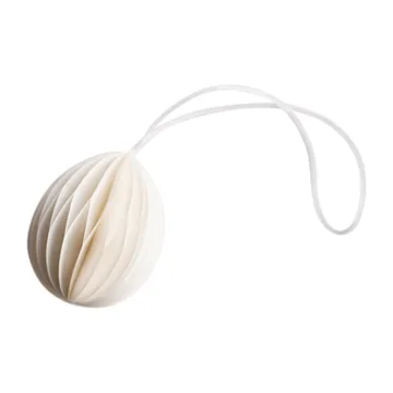 Ovoid paashanger papier small 4 cm - White - DBKD