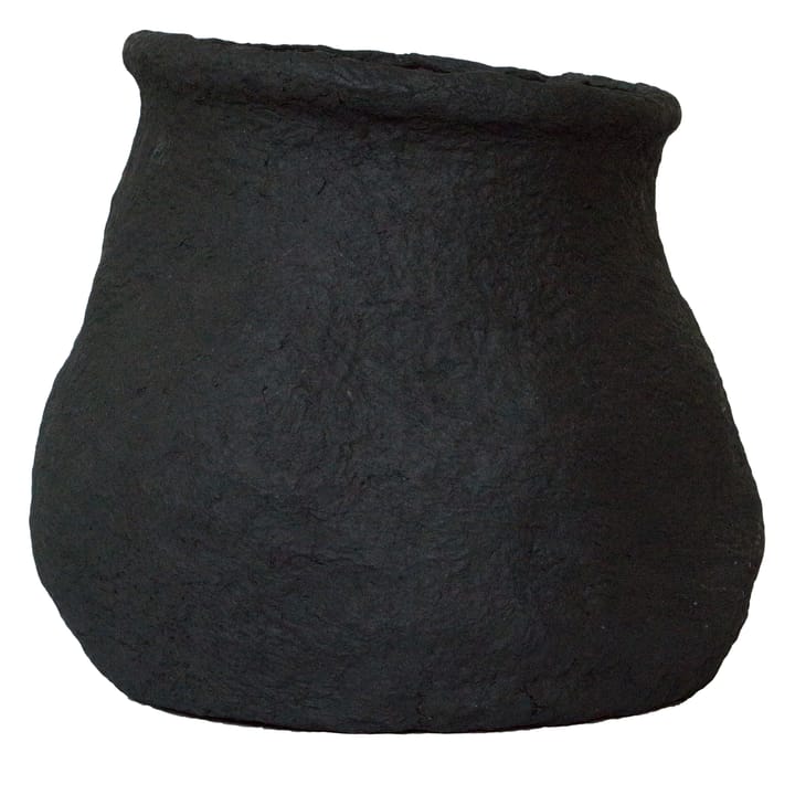 Paper bloempot zwart - Groot Ø23 cm - DBKD