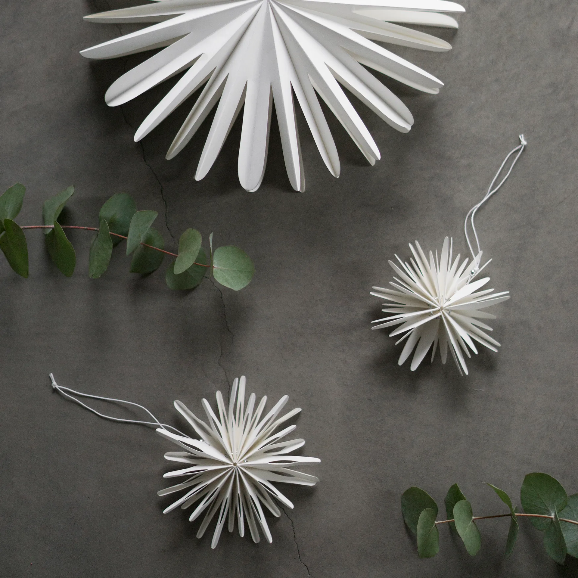 Paper flake kersthanger,  DBKD