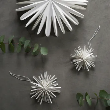 Paper flake kersthanger - DBKD