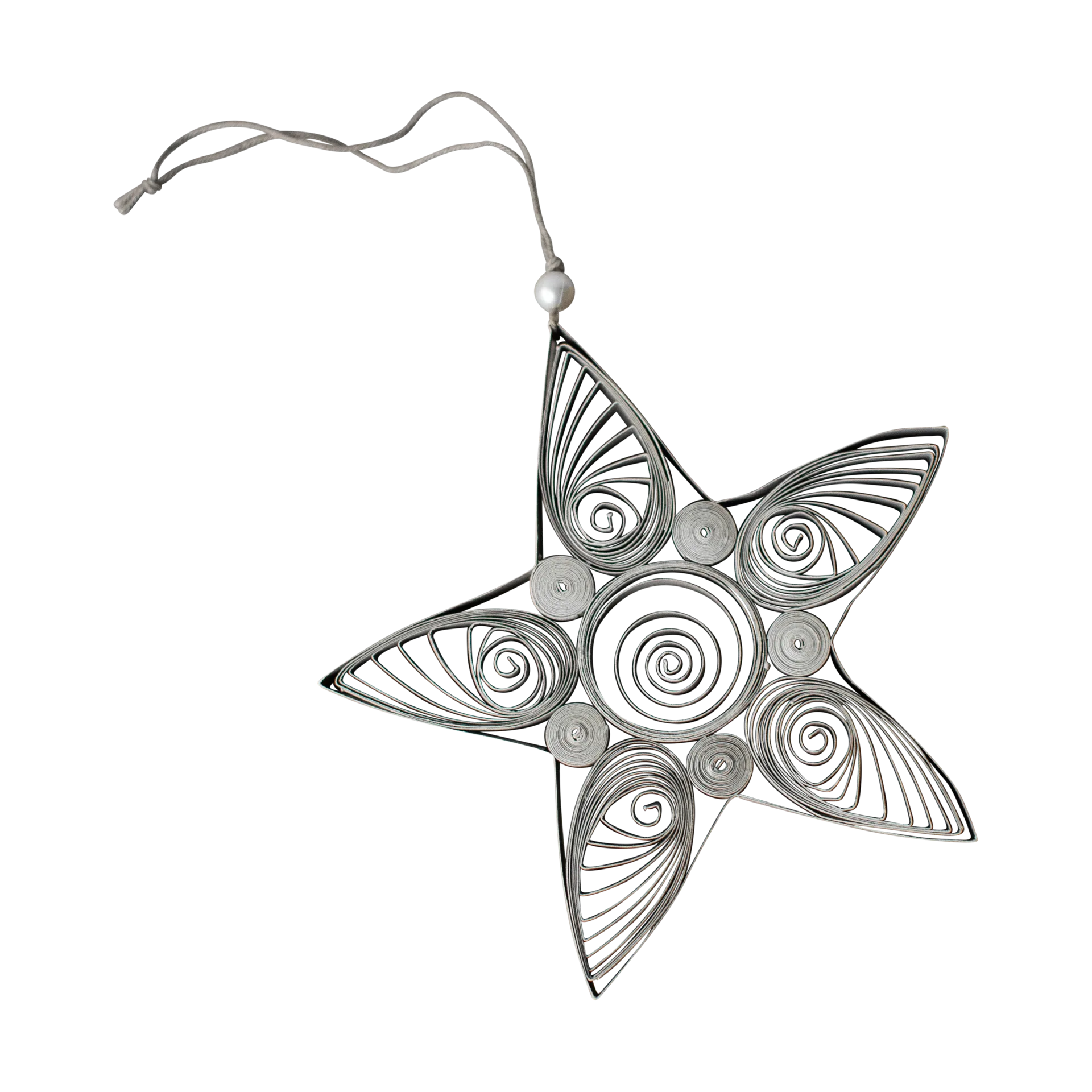 Paper star kersthanger 10,5 cm, Mole DBKD
