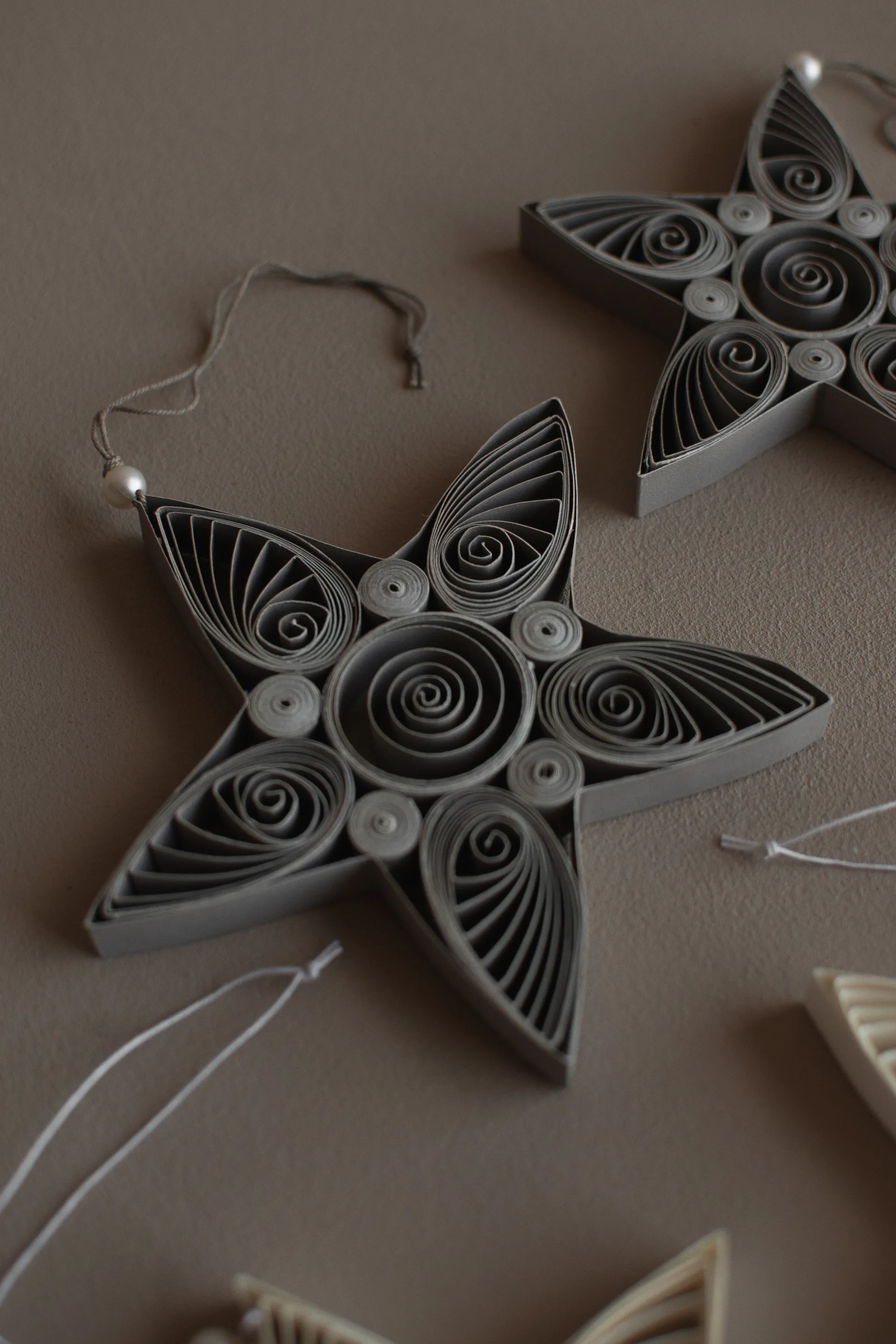 Paper star kersthanger 10,5 cm, Mole DBKD