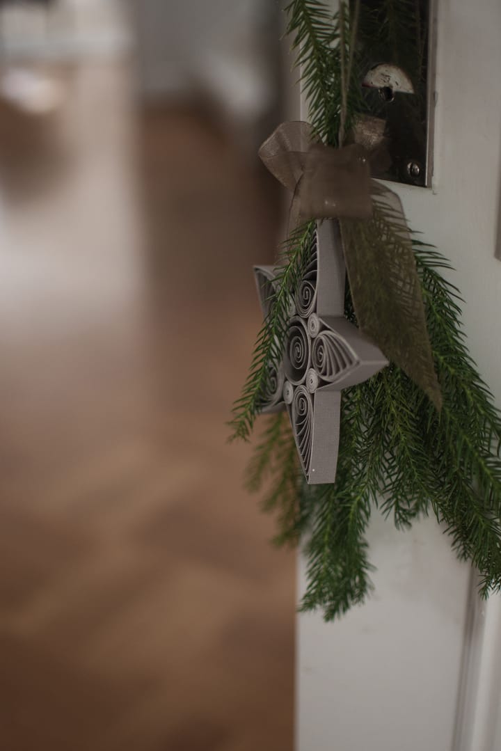 Paper star kersthanger 13 cm, Mole DBKD