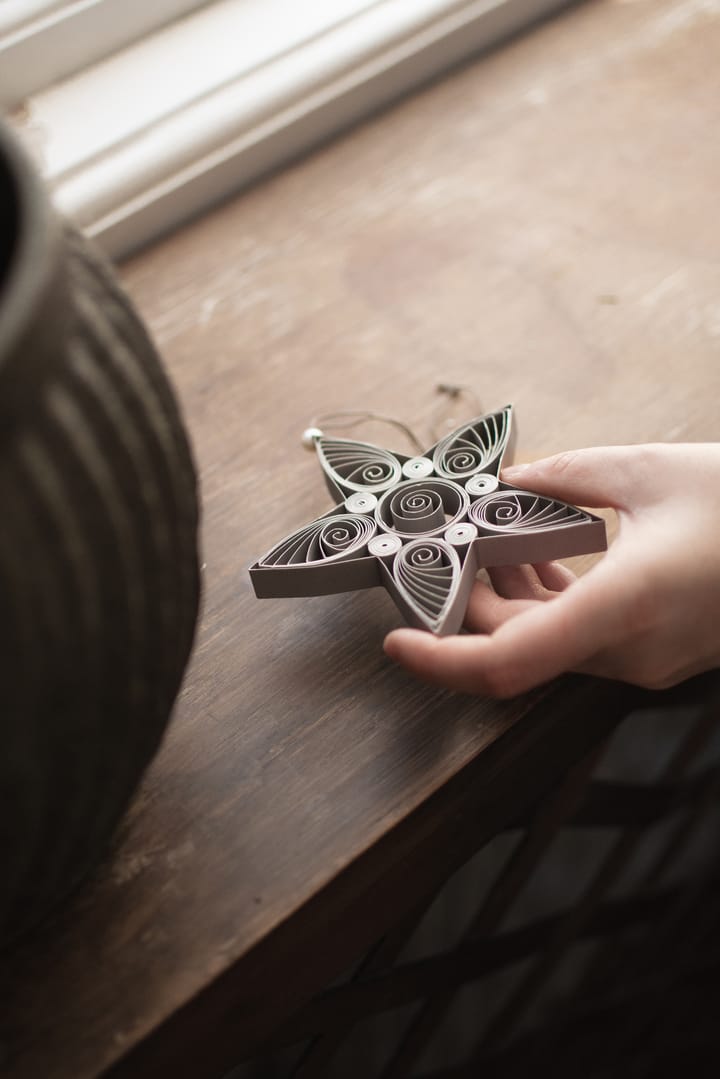 Paper star kersthanger 13 cm, Mole DBKD