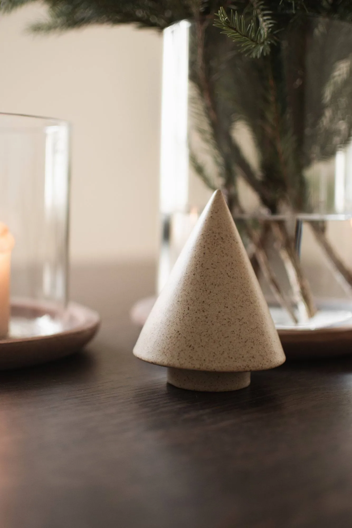Peak boom decoratieobject, Beige, Ø9 cm DBKD