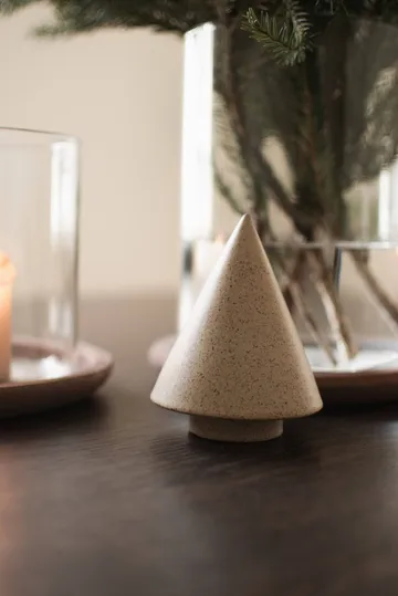 Peak boom decoratieobject - Beige, Ø9 cm - DBKD