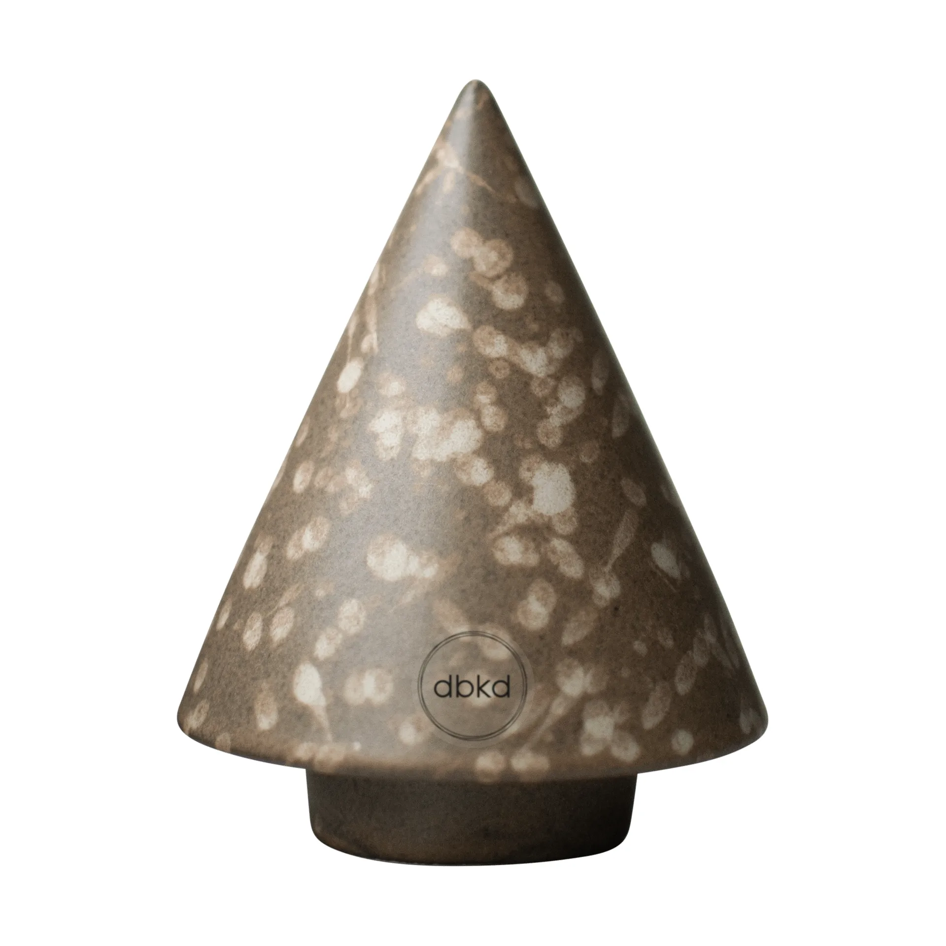 Peak boom decoratieobject, Brown dot, Ø9 cm DBKD