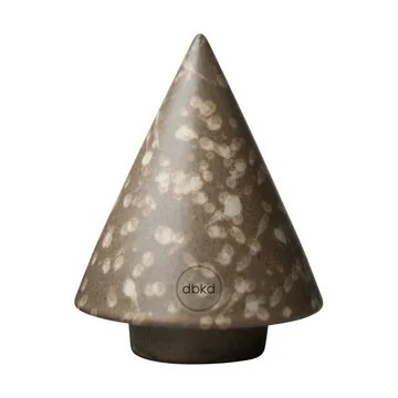 Peak boom decoratieobject - Brown dot, Ø9 cm - DBKD
