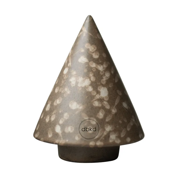 Peak boom decoratieobject - Brown dot, Ø9 cm - DBKD