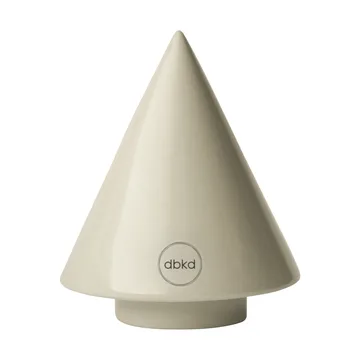 Peak boom decoratieobject - Shiny creme, Ø9 cm - DBKD