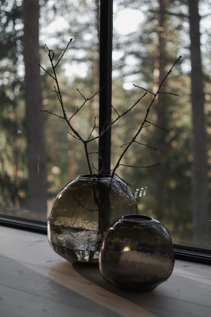 Pebble vaas bruin, Groot Ø28 cm DBKD