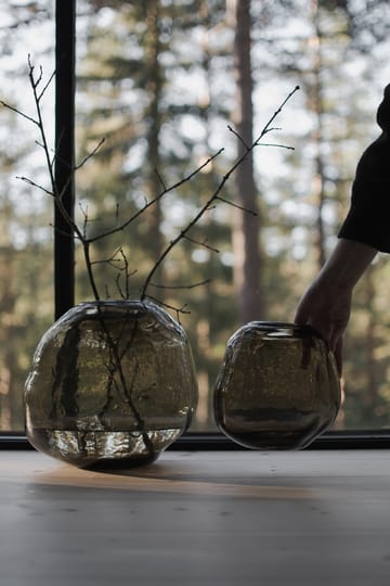 Pebble vaas bruin - Klein Ø20 cm - DBKD