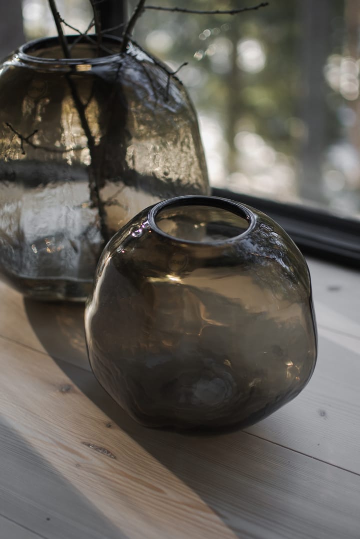 Pebble vaas bruin, Klein Ø20 cm DBKD