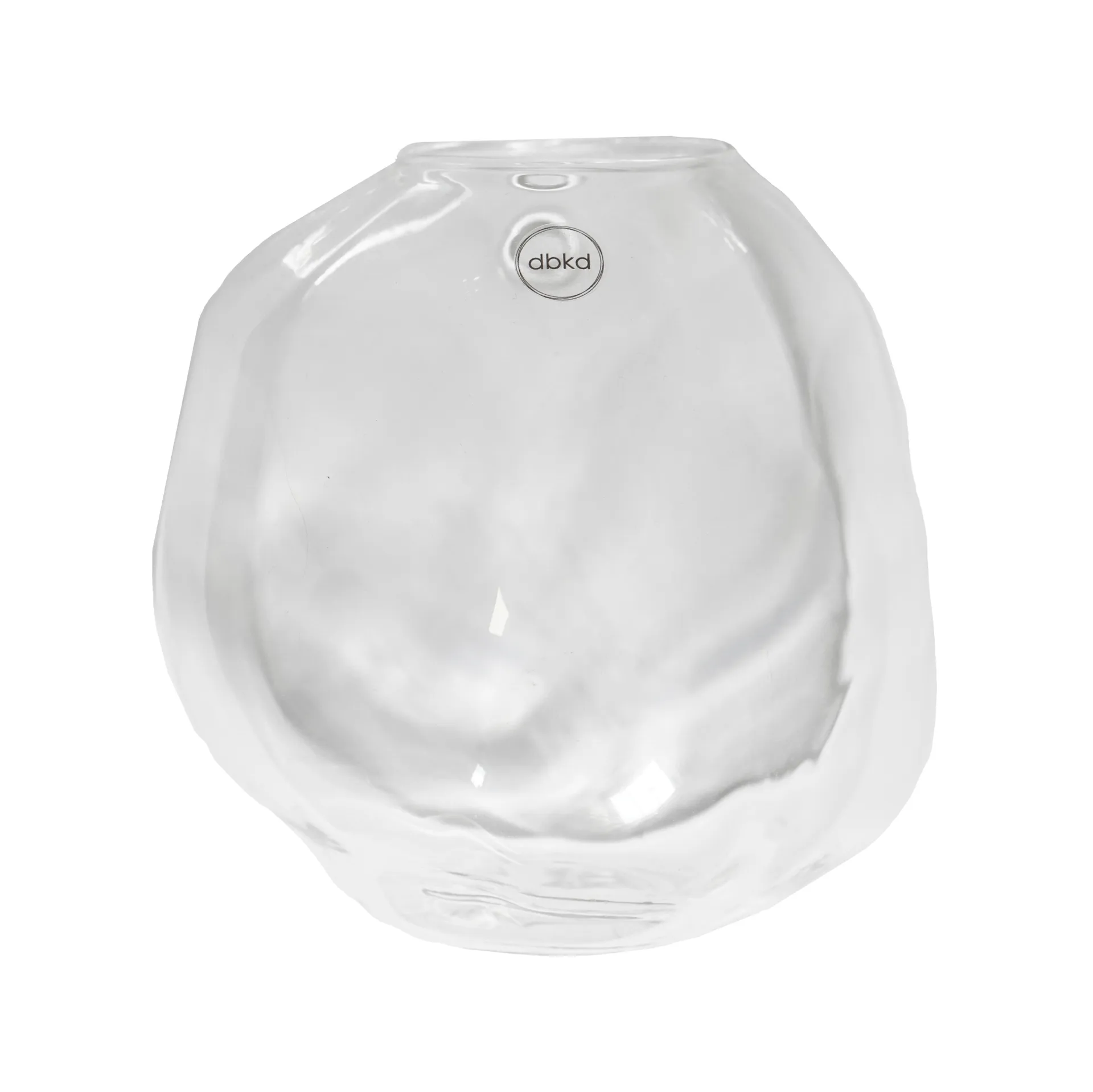 Pebble wandvaas helder, Groot Ø18 cm DBKD