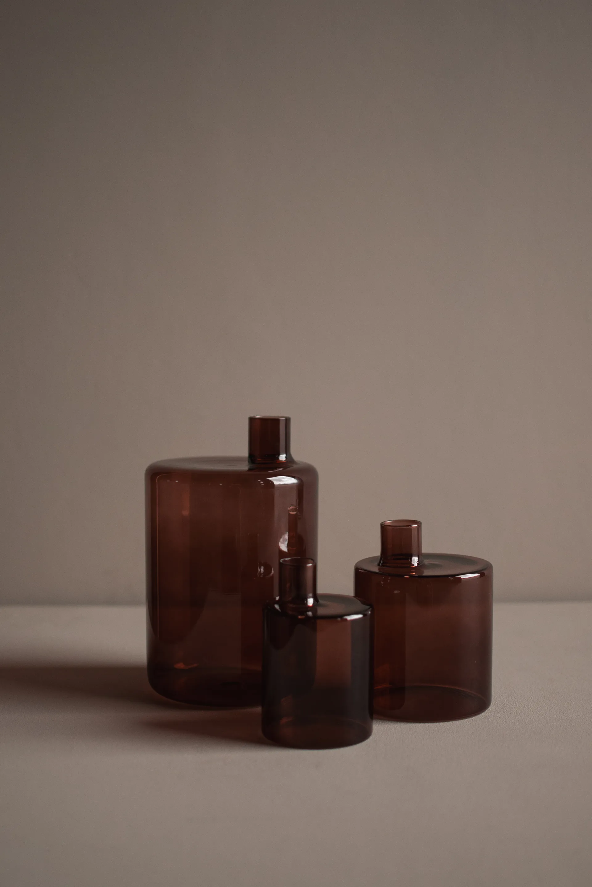 Pipe vaas 12 cm, Dark red DBKD