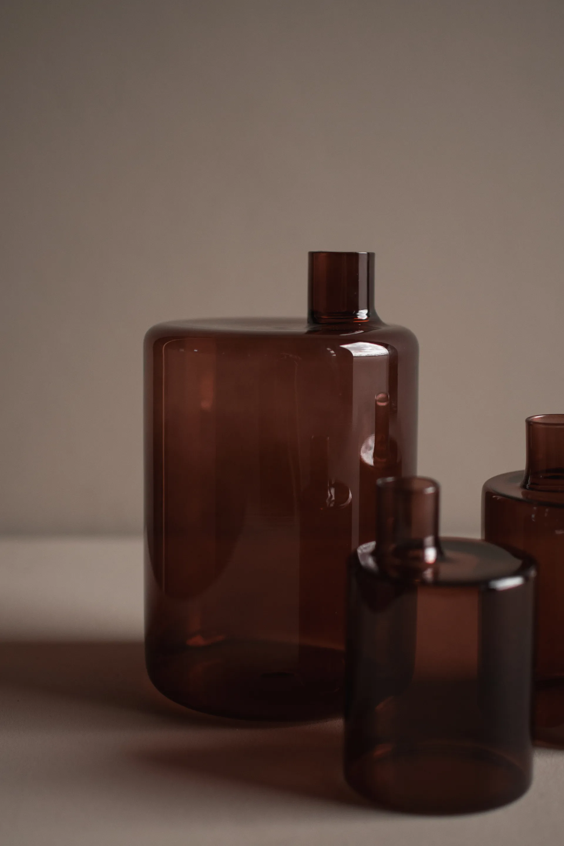 Pipe vaas 12 cm, Dark red DBKD