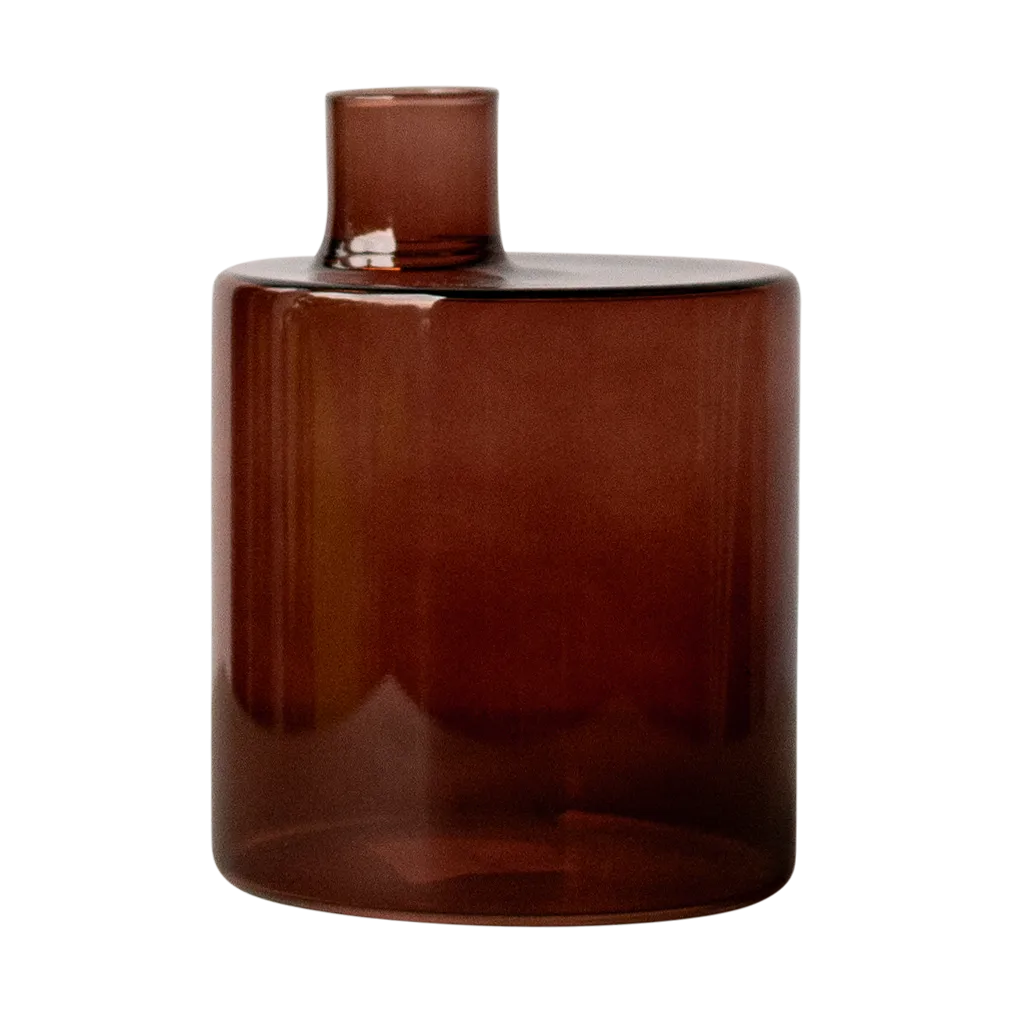 Pipe vaas 14 cm, Dark red DBKD