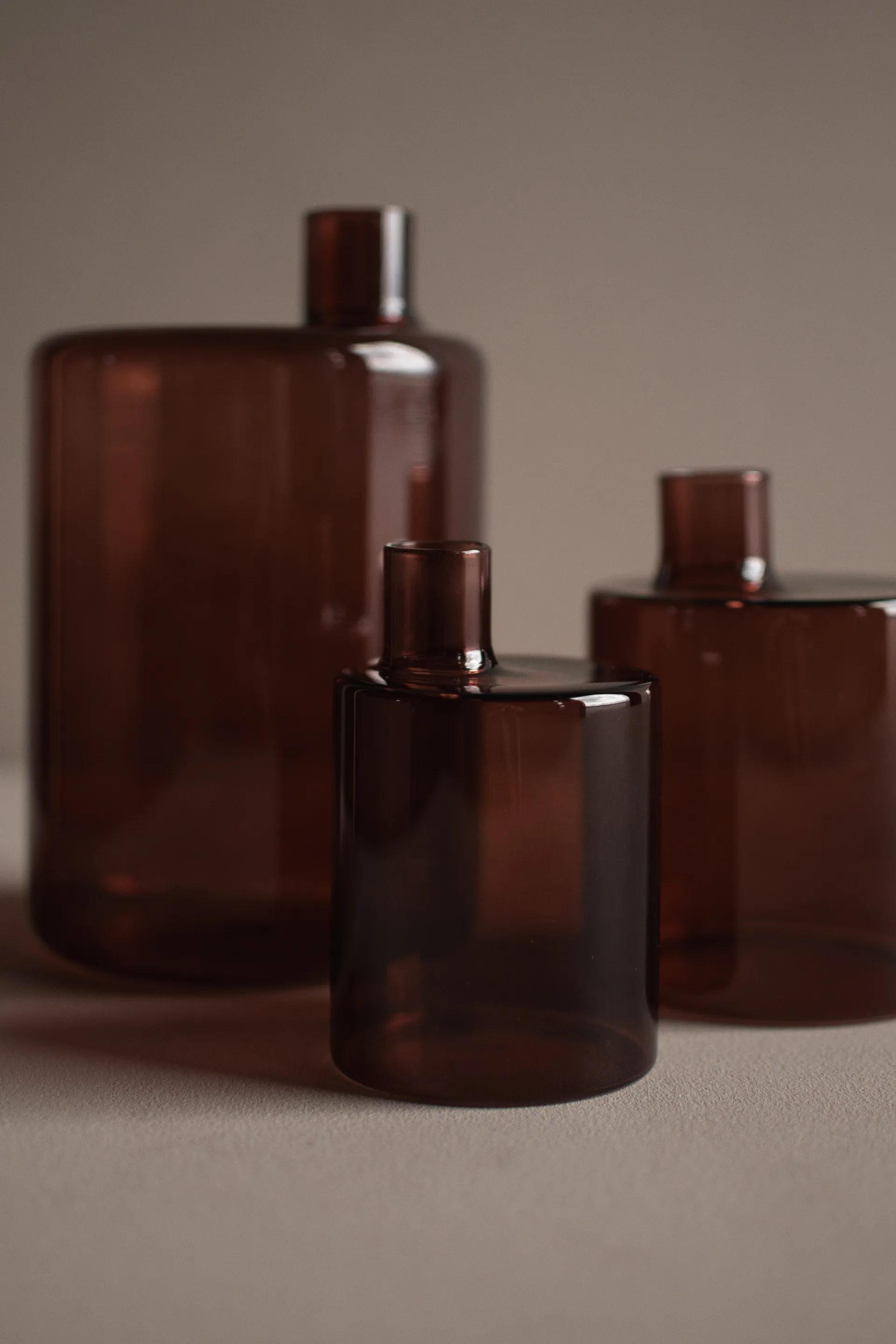 Pipe vaas 21 cm, Dark red DBKD