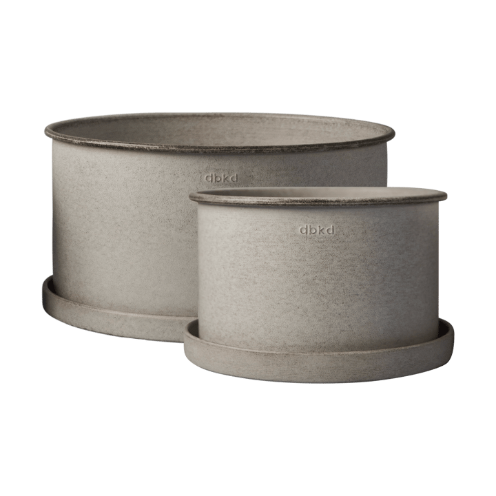 Plant bowl bloempot 2-pack - Beige - DBKD