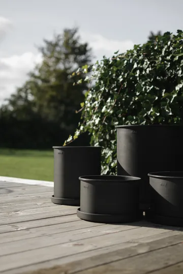 Plant pot bloempot large 2-pack - Black - DBKD