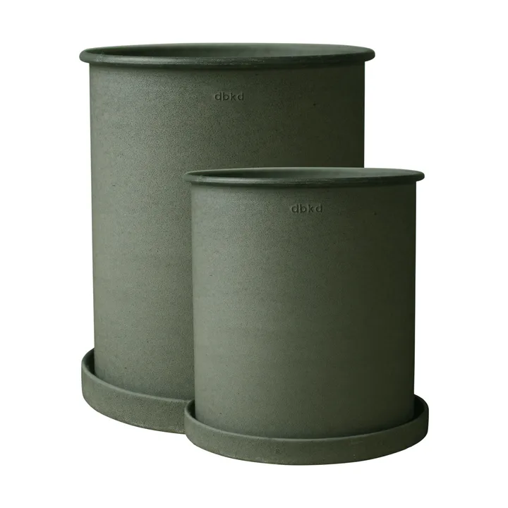 Plant pot bloempot large 2-pack - Green - DBKD