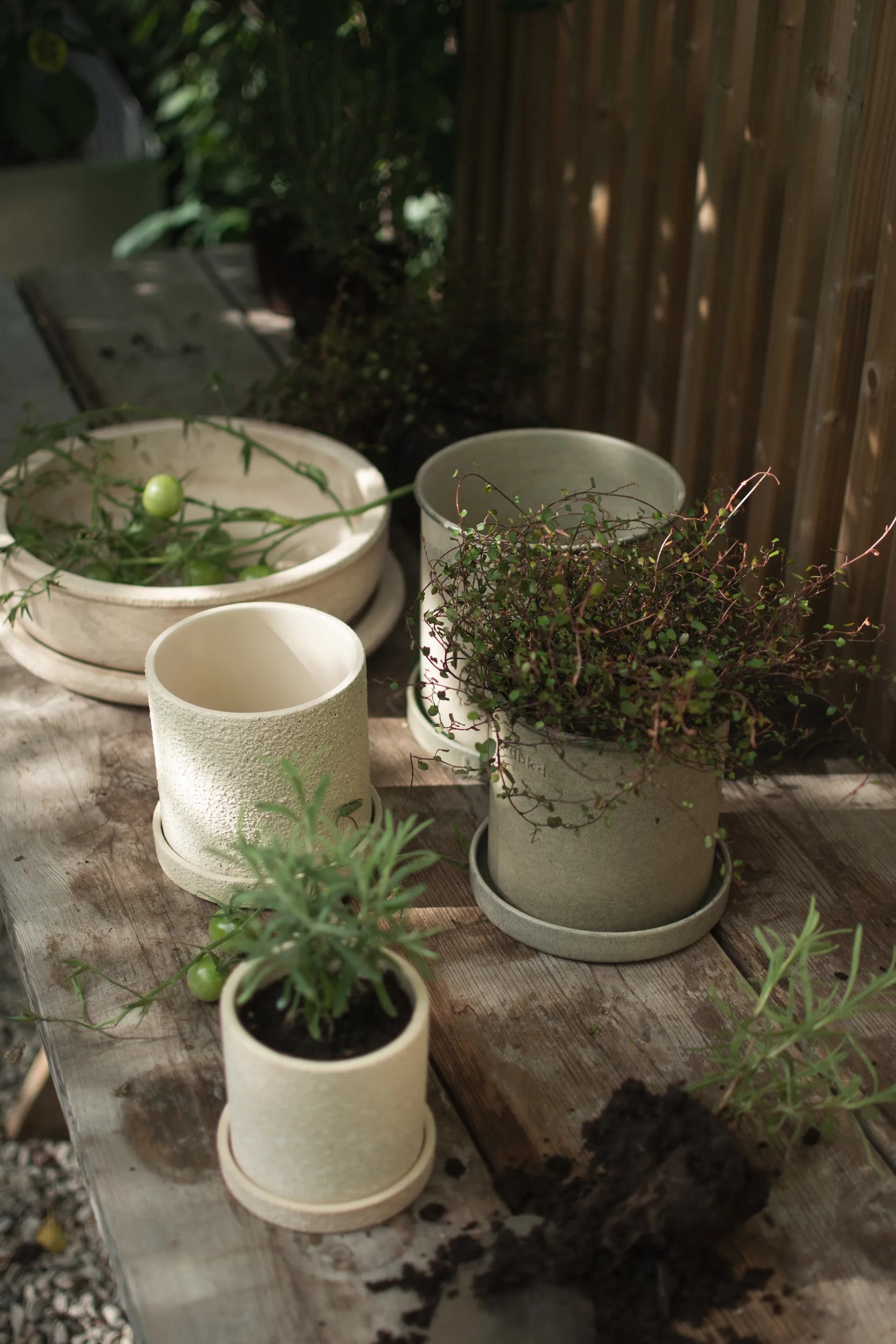 Plant pot pot klein 2-pack, Beige DBKD