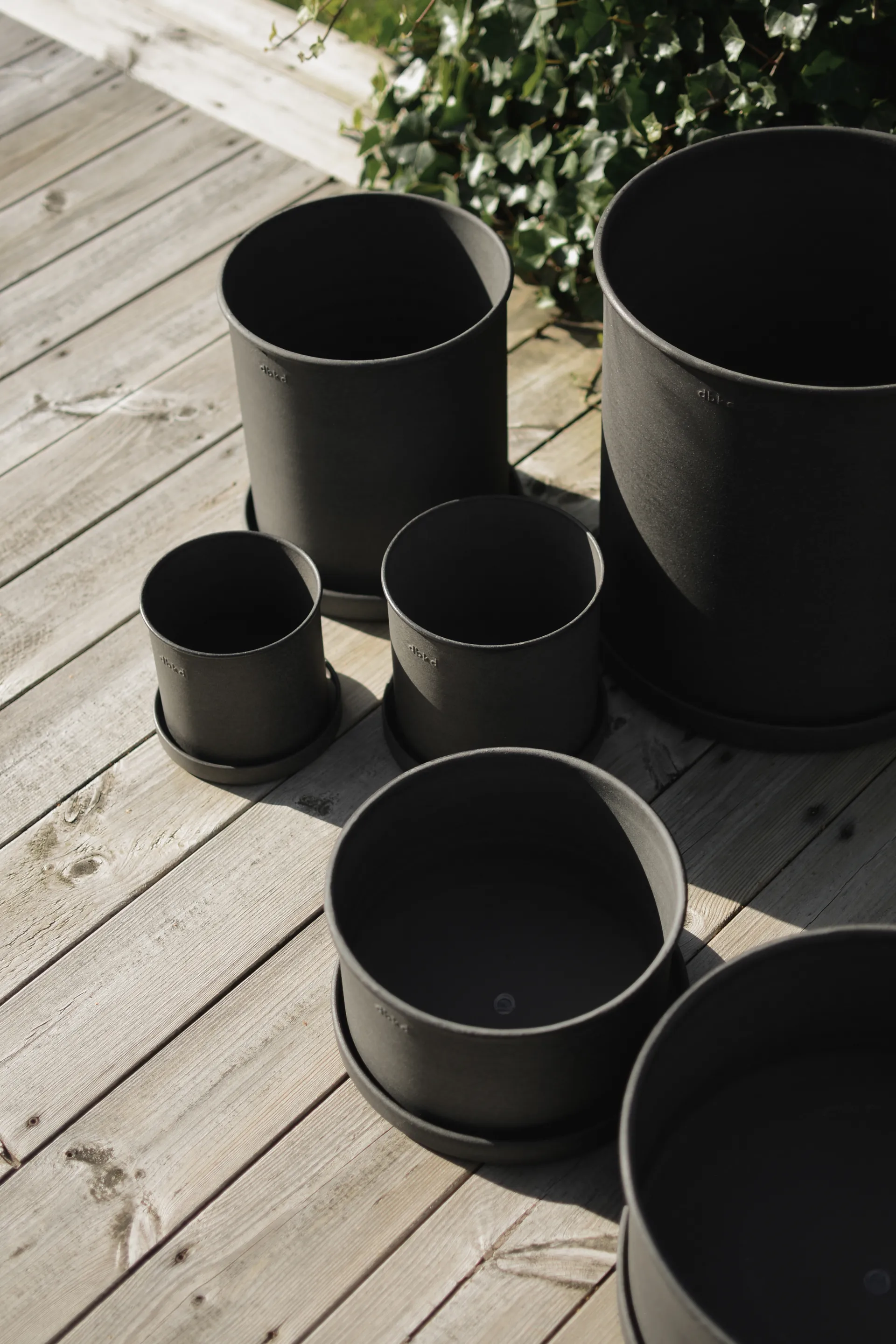 Plant pot pot klein 2-pack, Black DBKD