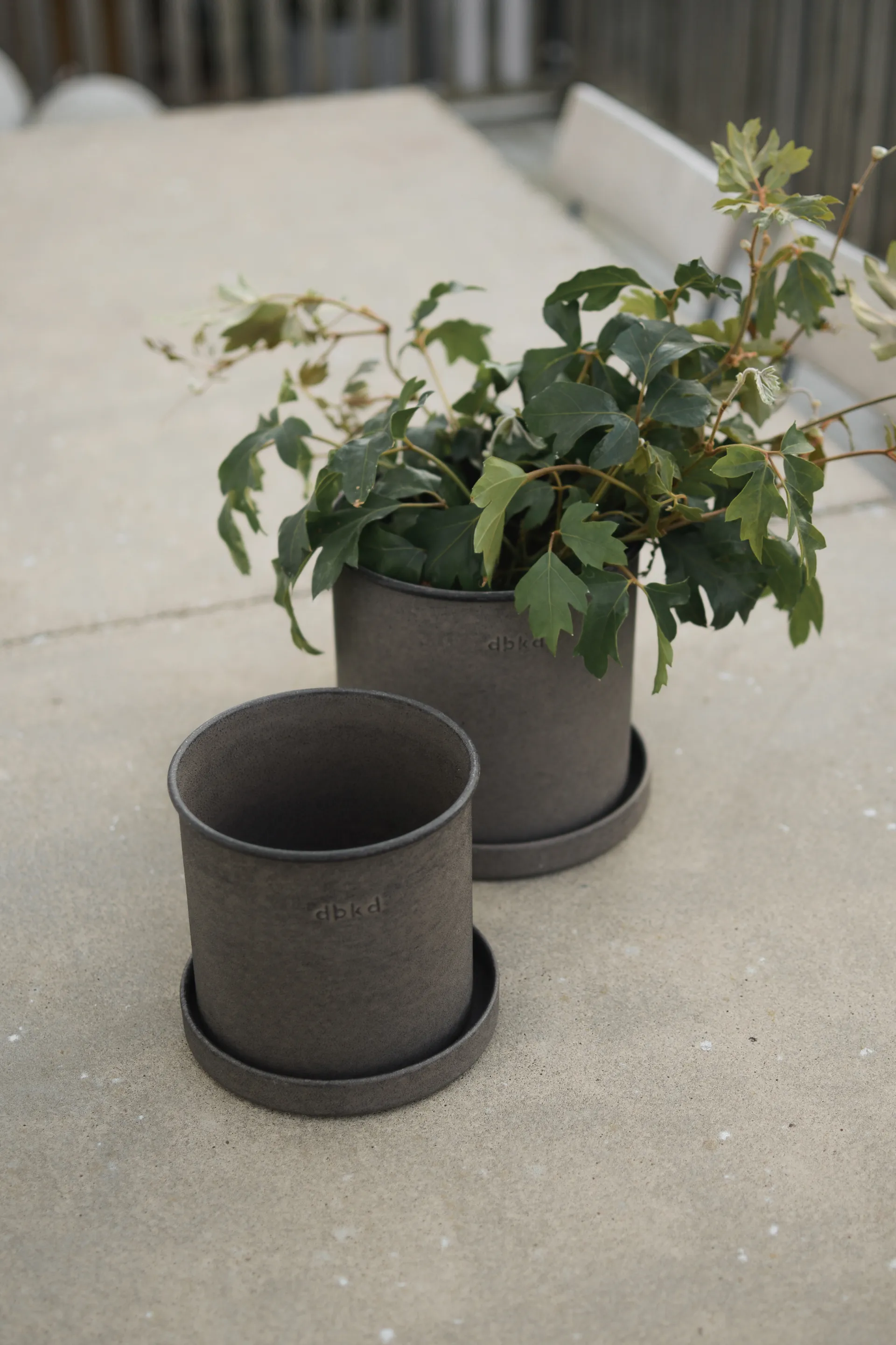 Plant pot pot klein 2-pack, Brown DBKD