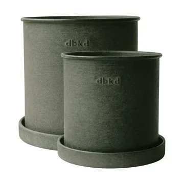 Plant pot pot klein 2-pack - Green - DBKD
