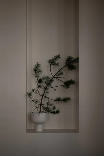 Post pot Ø18 cm - White - DBKD