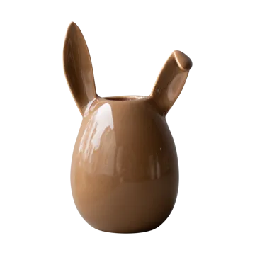 Rabbit kandelaar 13 cm - Shiny nougat - DBKD