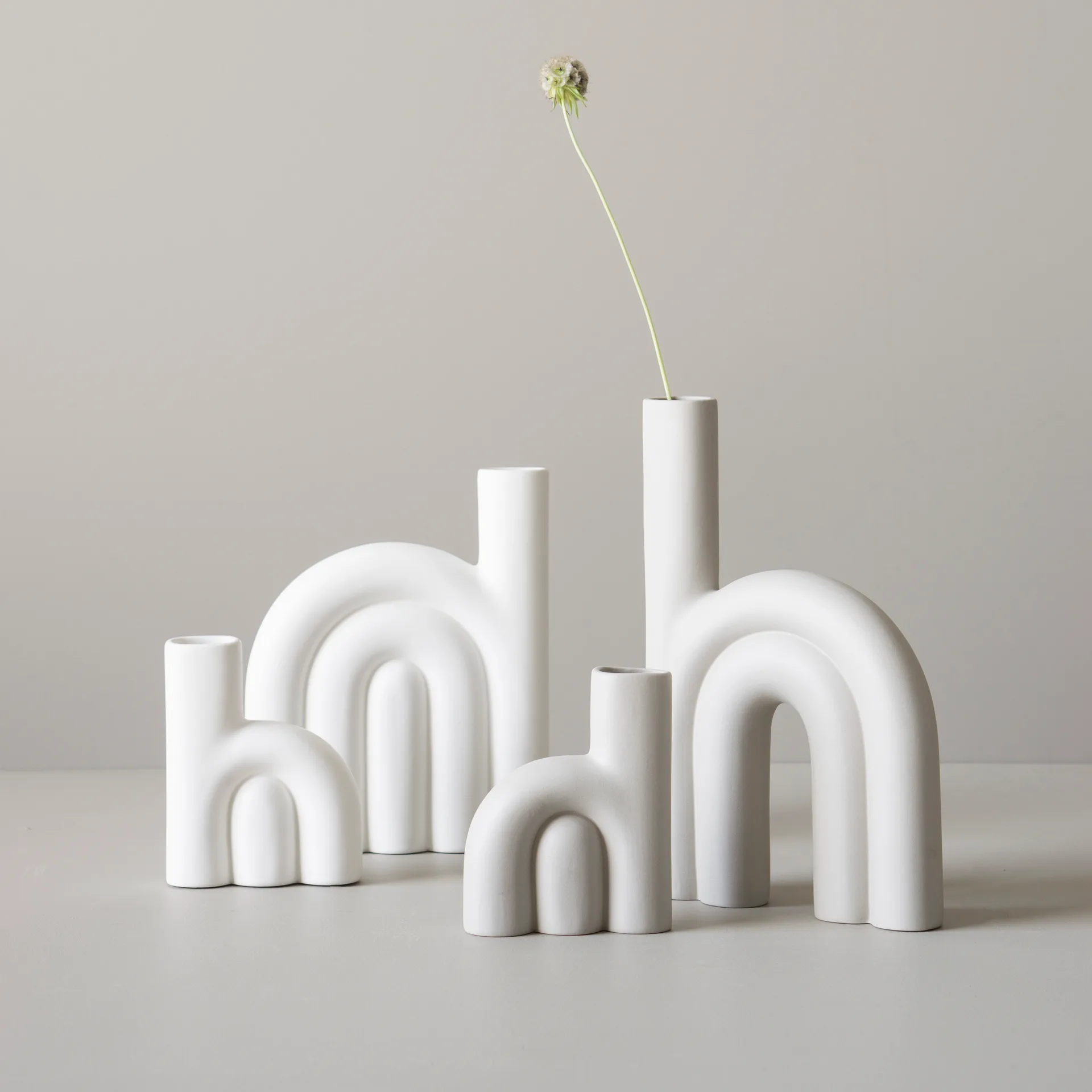 Rope vaas small, White DBKD