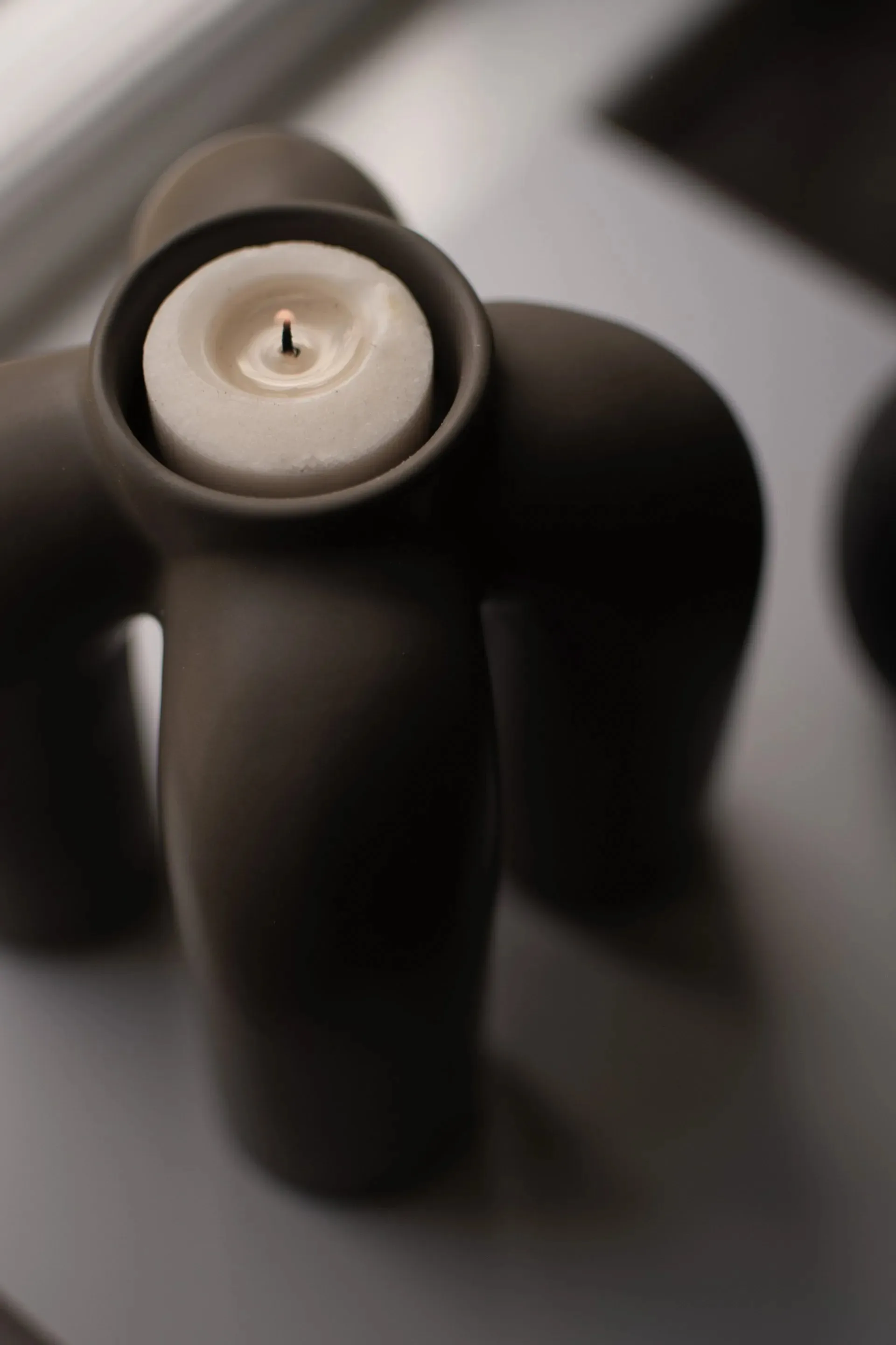 Rope Waxinelichthouder 14x14 cm, Dust DBKD