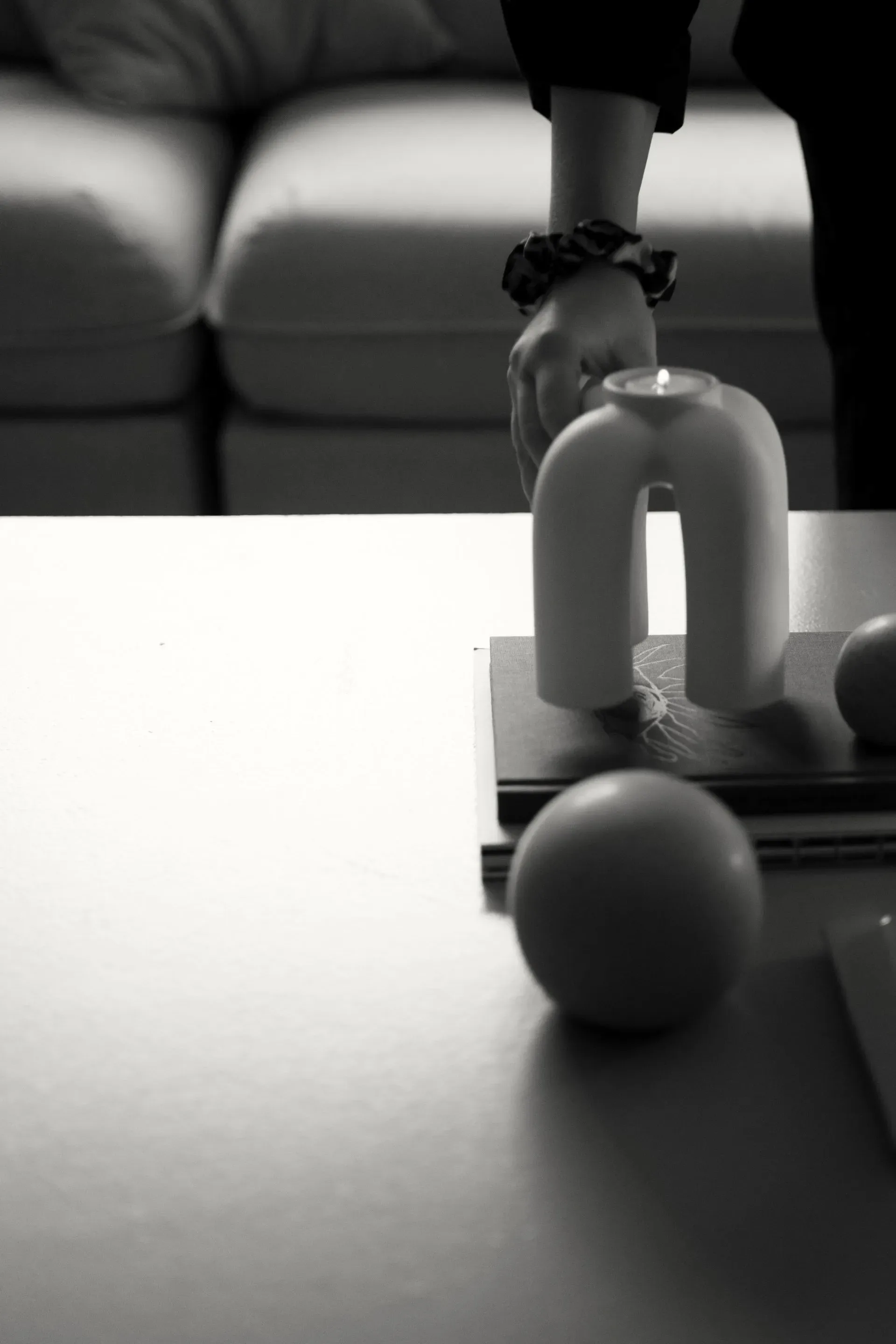 Rope Waxinelichthouder 14x14 cm, White DBKD