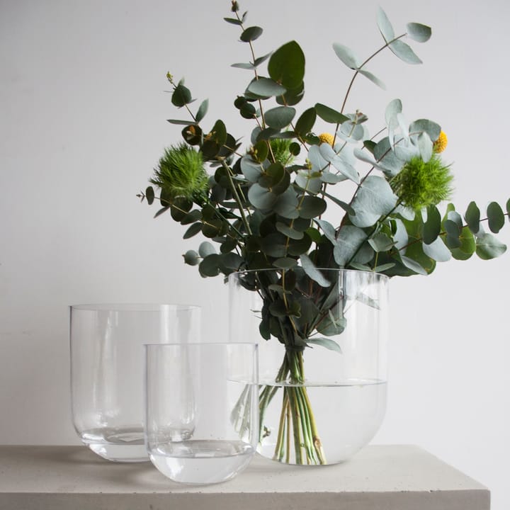 Simple glazen vaas large, Clear DBKD