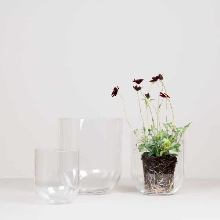 Simple glazen vaas large, Clear DBKD