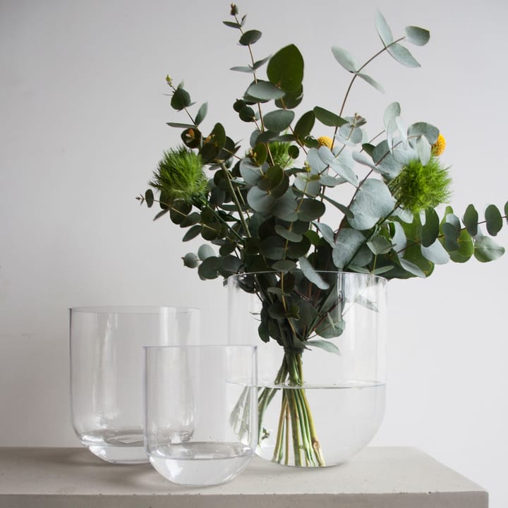 Simple glazen vaas small, Clear DBKD