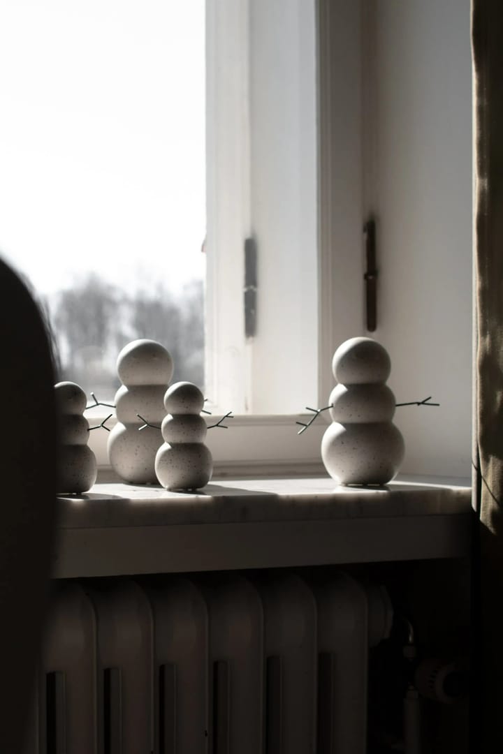 Snowman kerstdecoratie 16,5 cm, Mole dot DBKD