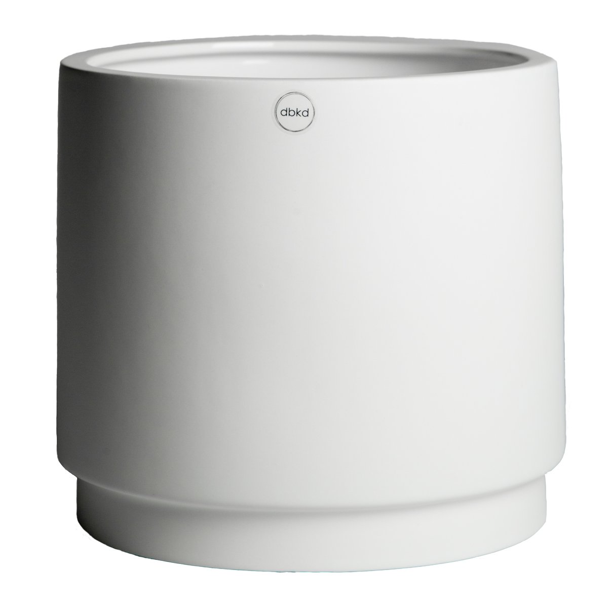 DBKD Solid pot white Groot o24 cm | Scandinavisch Interieur | Bloempotten | Wit