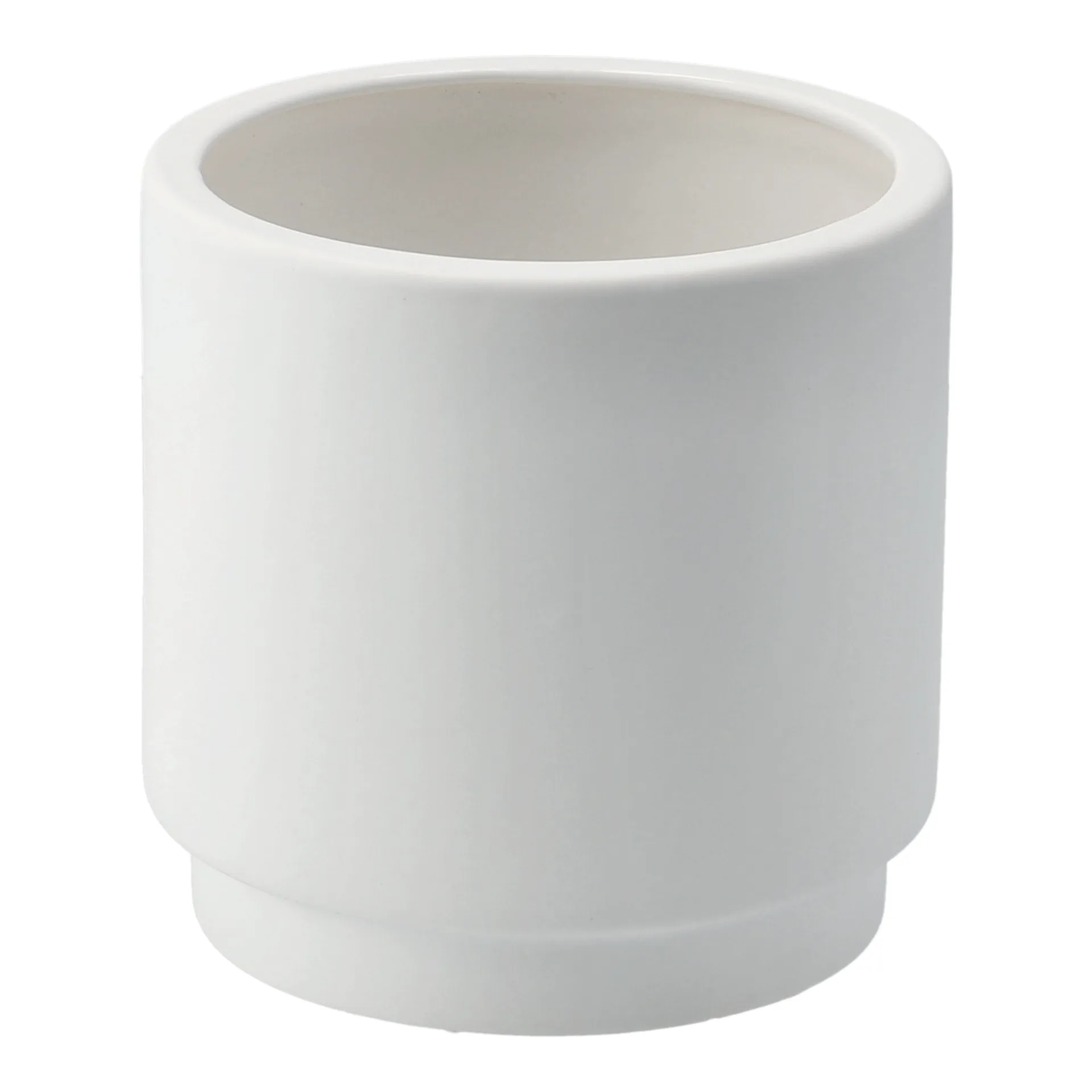 Solid pot white, Middel Ø16 cm DBKD