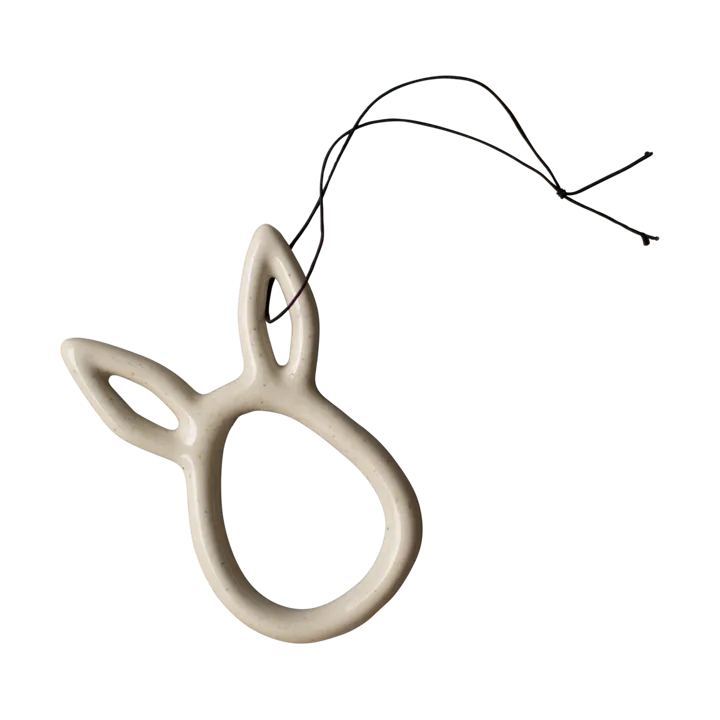 Sprinkle rabbit paashanger 8 cm - Vanilla - DBKD