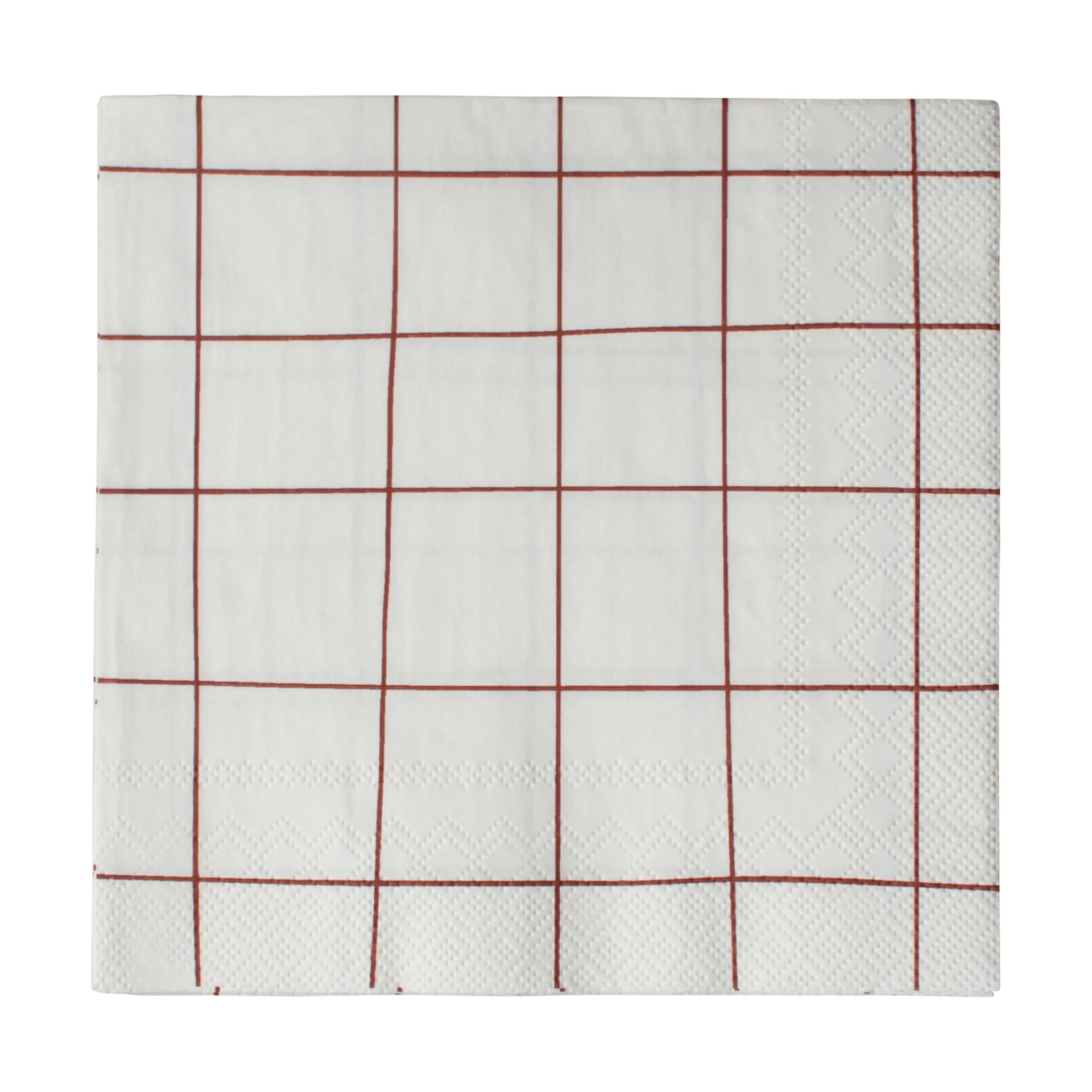 Square papieren servet 33x33 cm 20-pack, Dark red DBKD