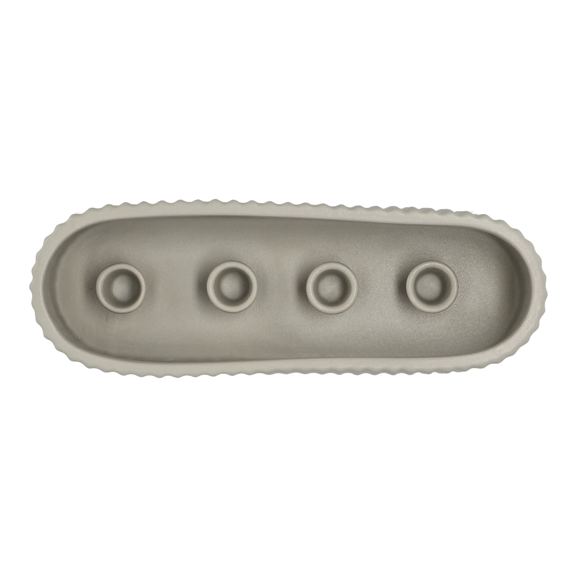 Stripe adventskandelaar 30 cm, Sandy mole DBKD