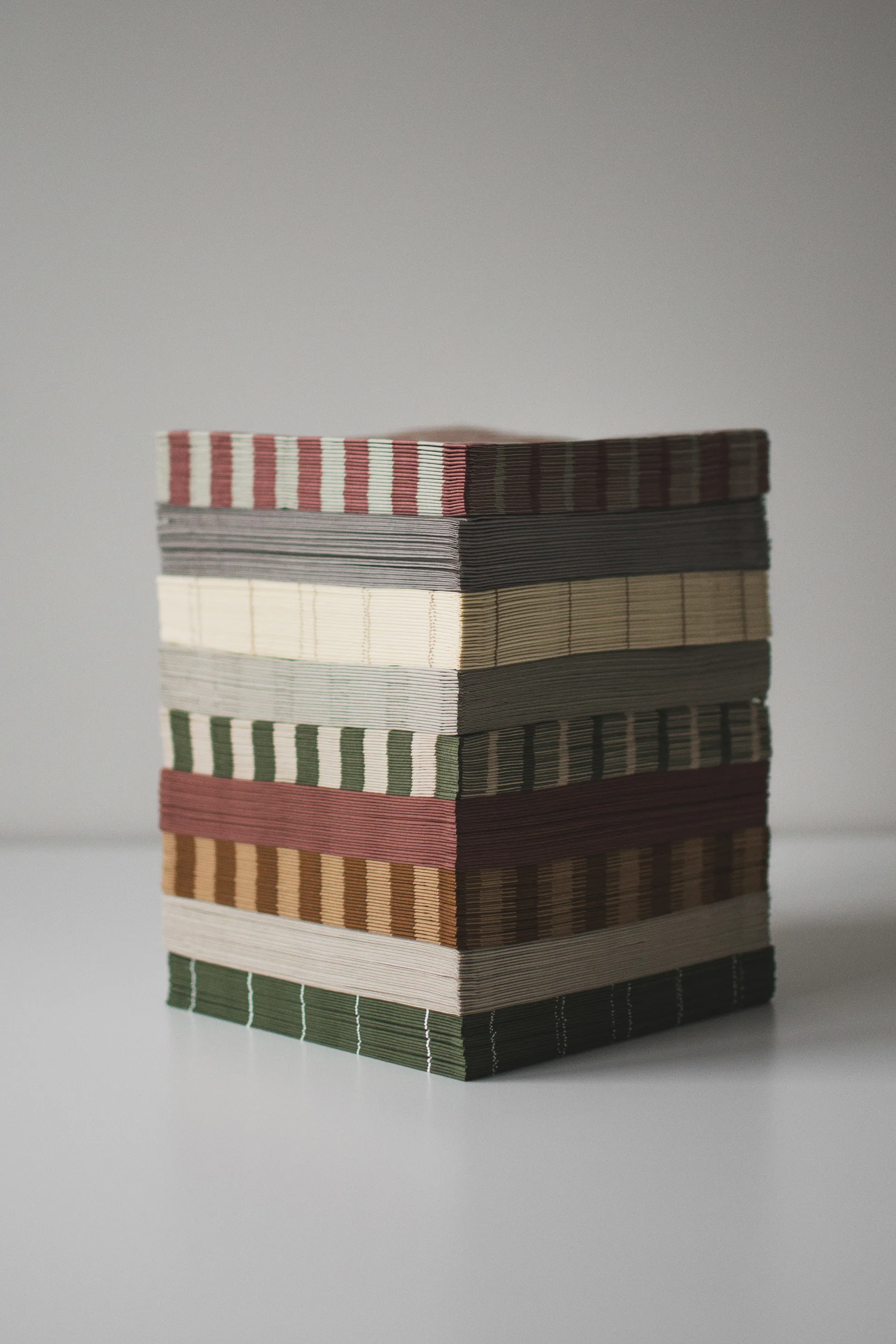Stripe papieren servet 33x33 cm 20-pack, Nougat DBKD