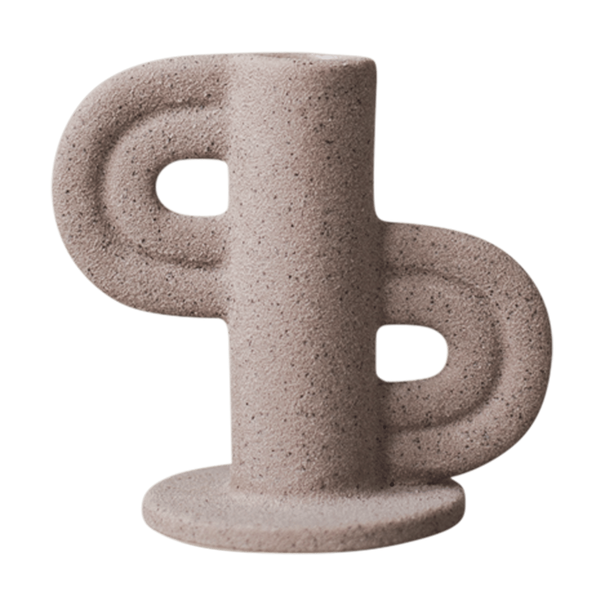 DBKD Swirl Slide kandelaar Nude | Scandinavisch Interieur | Kandelaars | Beige
