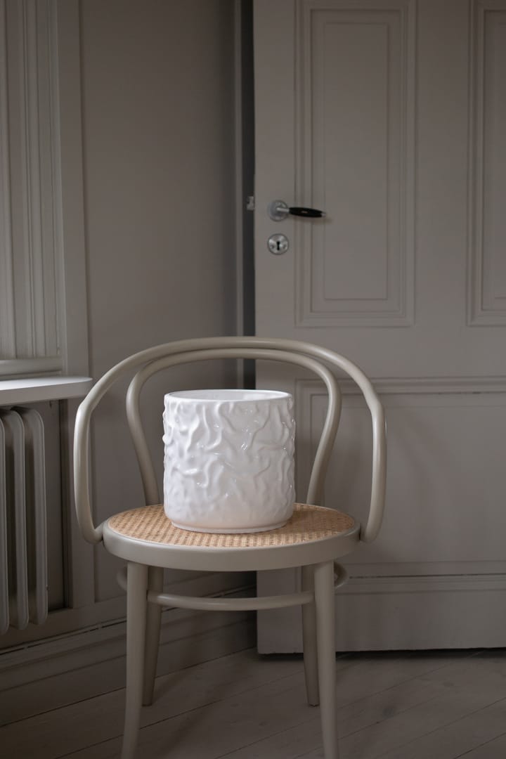 Swoon bloempot Ø31 cm, Shiny white DBKD
